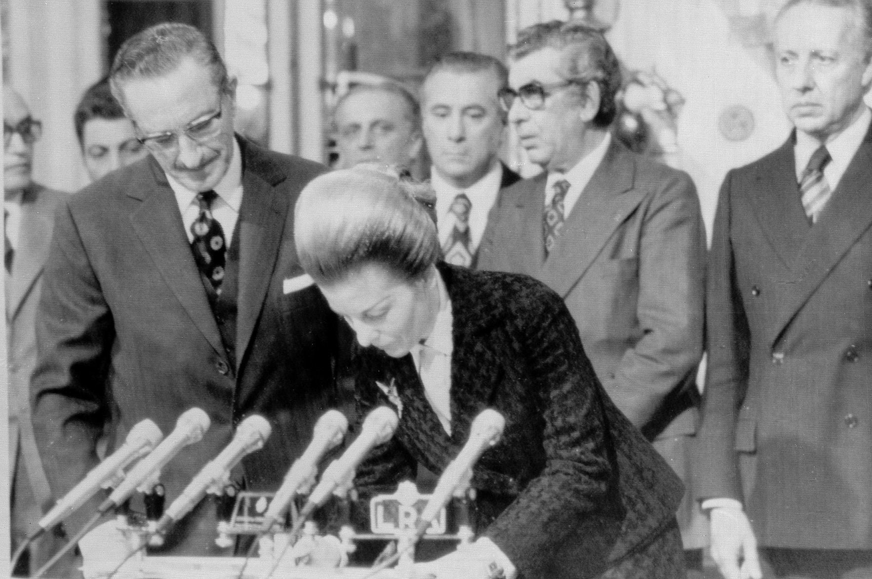 1974: Isabel Martinez de Peron
